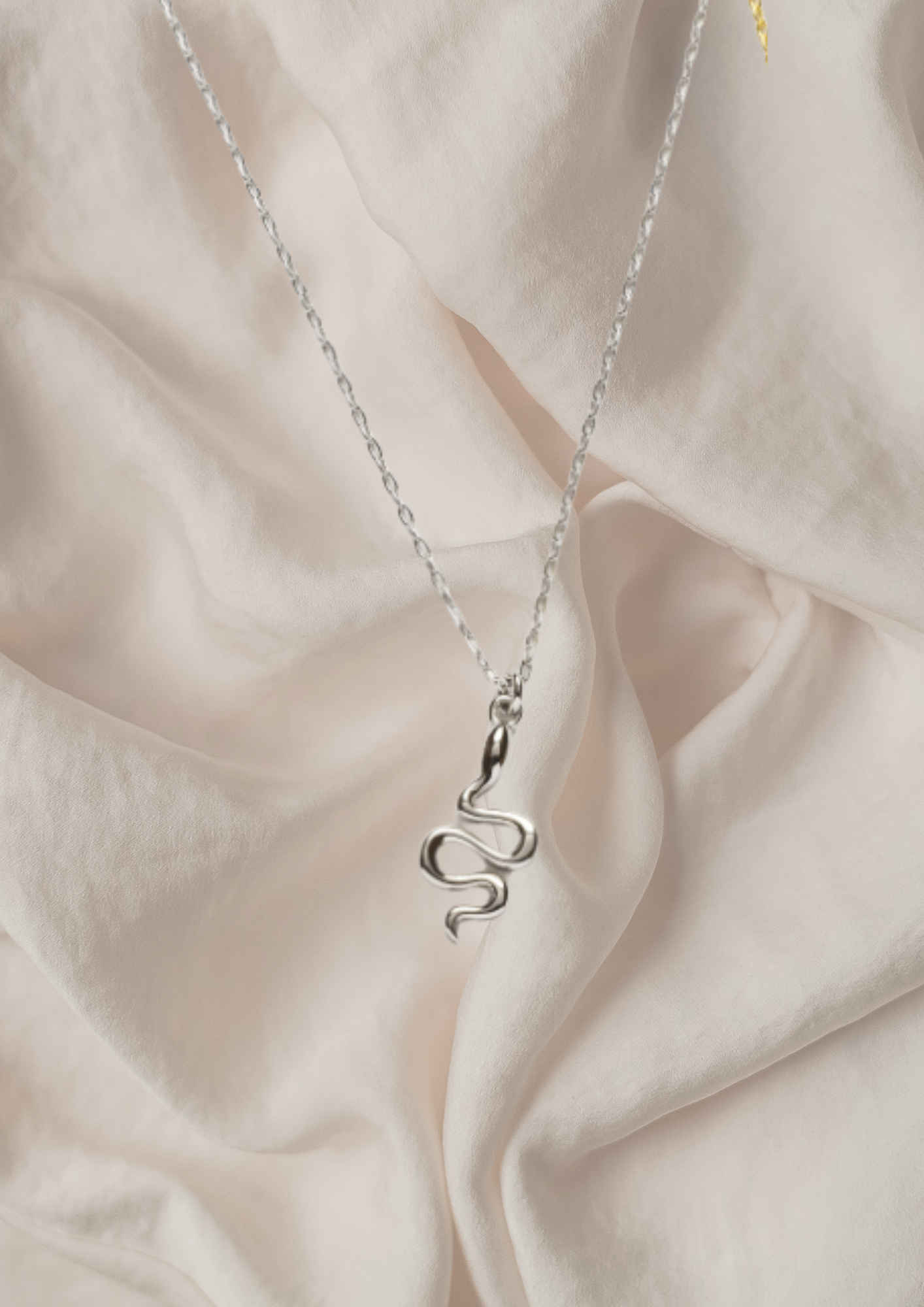 Collar Serpiente plata